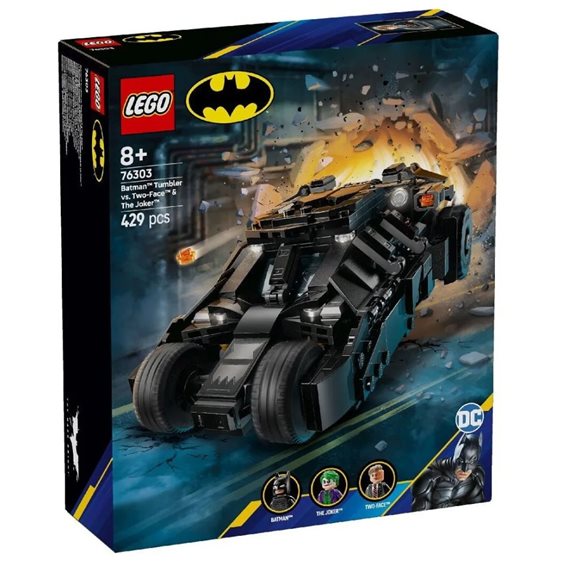 LEGO DC Super Heroes Batman Tumbler Μπάτμαν™ Εναντίον Διπρόσωπου™ & Τζόκερ™ 76303