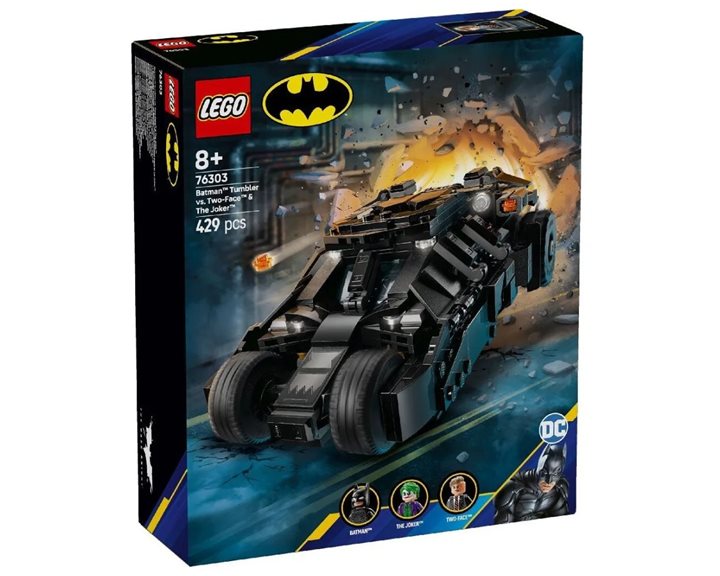 LEGO DC Super Heroes Batman Tumbler Μπάτμαν™ Εναντίον Διπρόσωπου™ & Τζόκερ™ 76303