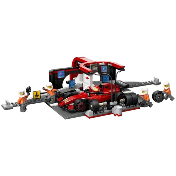 LEGO City F1 Pit Stop και Πλήρωμα με Αυτοκίνητο Ferrari 60443