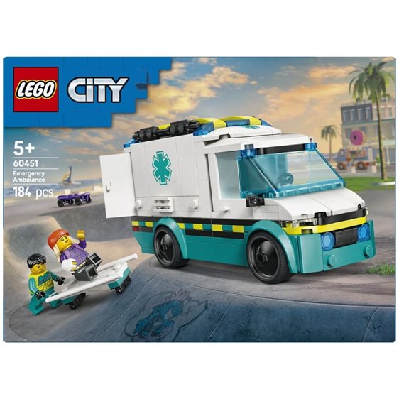 LEGO City Ασθενοφόρο Έκτακτης Ανάγκης 60451