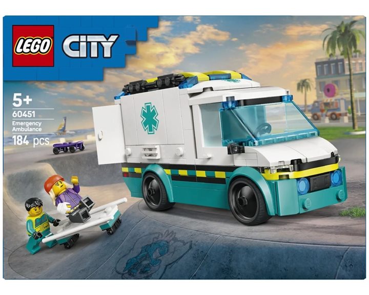 LEGO City Ασθενοφόρο Έκτακτης Ανάγκης 60451