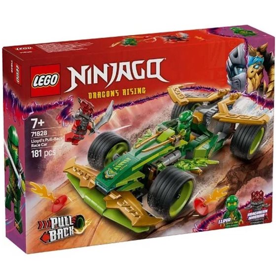 LEGO Ninjago Αγωνιστικό Αυτοκίνητο Pull-Back Του Λόιντ 71828
