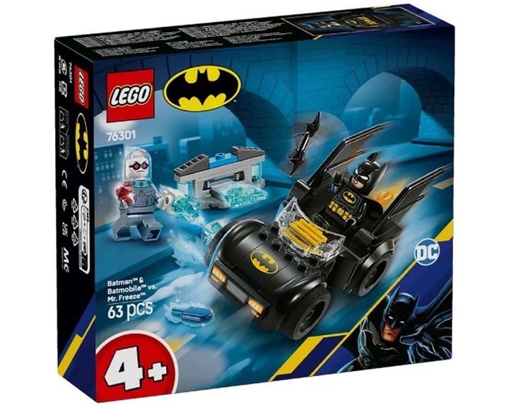 LEGO DC Super Heroes Batman Μπάτμαν™ & Μπάτμομπιλ™ Εναντίον Μίστερ Φριζ™ 76301