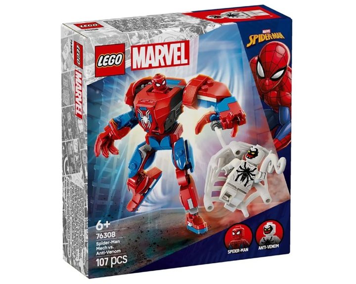 LEGO Marvel Avengers Marvel Super Heroes Εξωστολή Σπάιντερ-Μαν Εναντίον Αντι-Βένομ 76308
