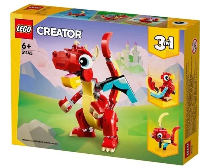 LEGO Creator Κόκκινος Δράκος 31145