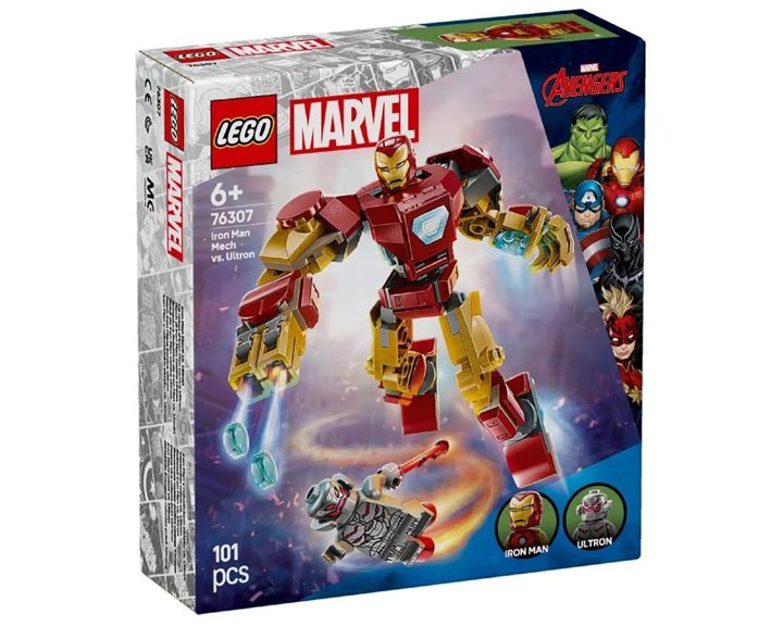 LEGO Marvel Avengers Marvel Super Heroes Εξωστολή Άιρον Μαν Εναντίον Ούλτρον 76307
