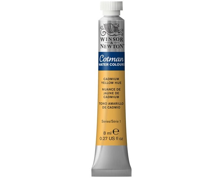 Winsor & Newton 8ml Σωληνάριο Ακουαρέλας Cotman 109 Cadmium Yellow Hue Series 1