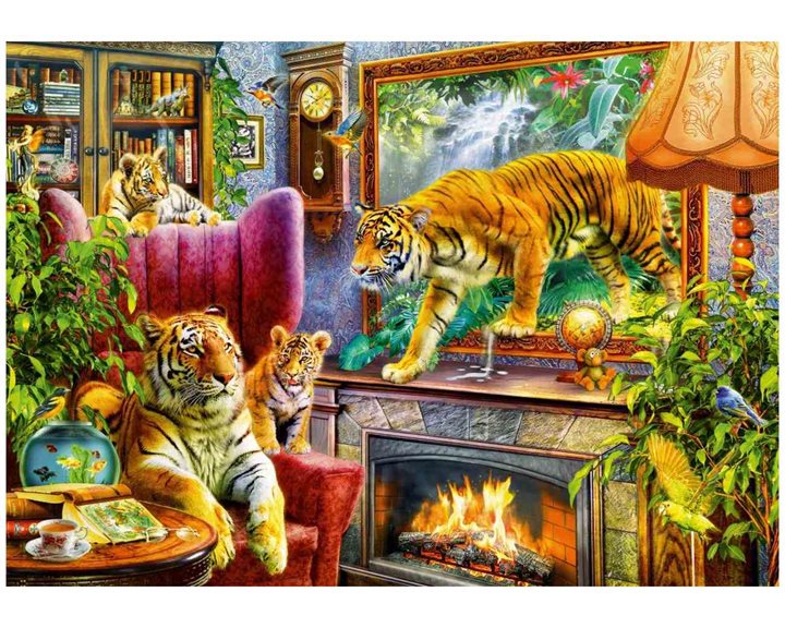 Πάζλ Bluebird 1000τμχ. Tigers Coming to Life 70310-P