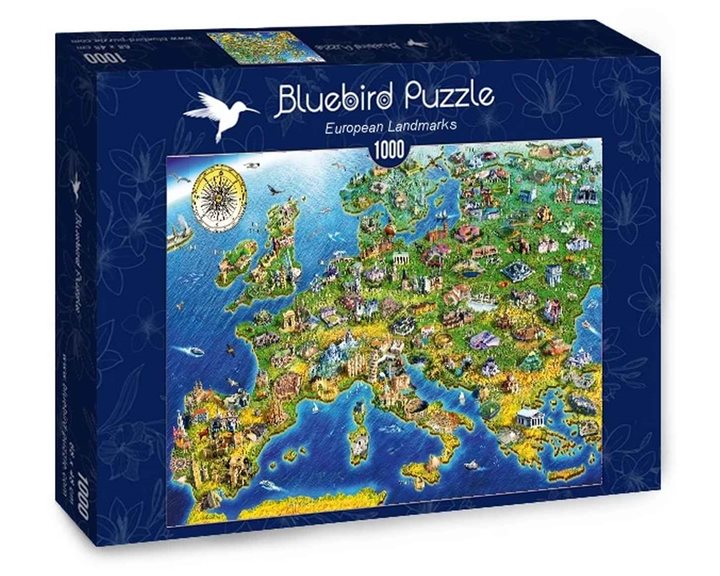 Πάζλ Bluebird 1000τμχ. European Landmarks 70322-P