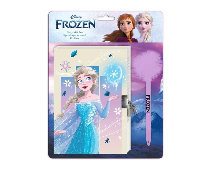 ΗΜΕΡΟΛΟΓΙΟ ΜΕ ΚΛΕΙΔΑΡΙΑ KAI ΣΤΥΛΟ 12x18 FROZEN 564296