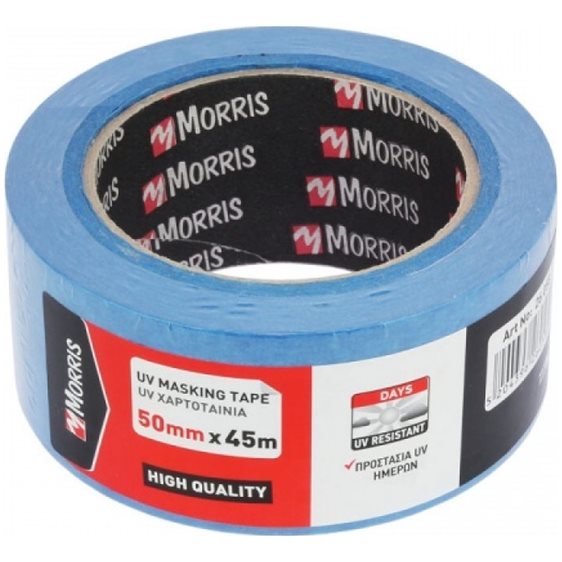 Χαρτοταινία Morris UV Masking Tape Μπλε 30mm x 45m