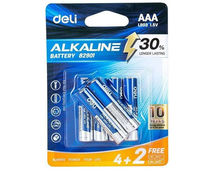 Deli Μπαταρίες Αλκαλικές AAA 6τμχ.