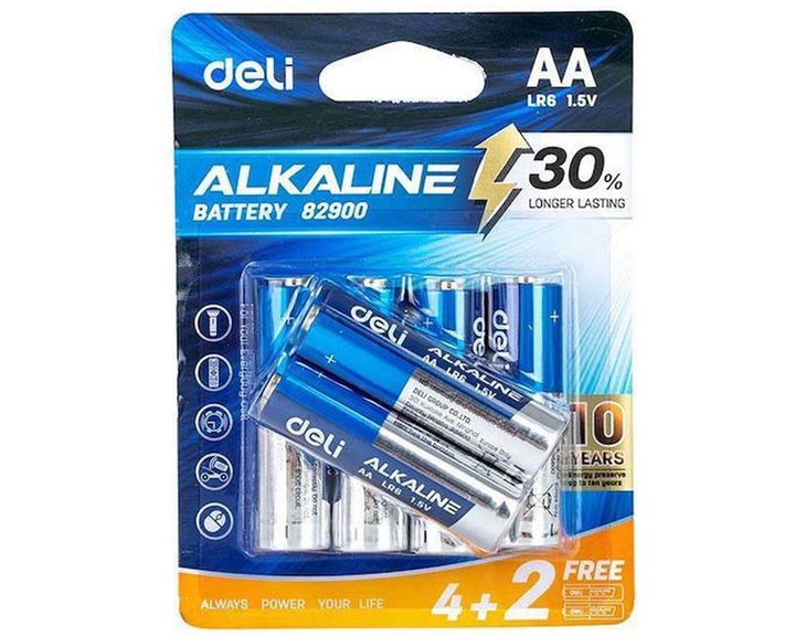 Deli Μπαταρίες Αλκαλικές AA 6τμχ.