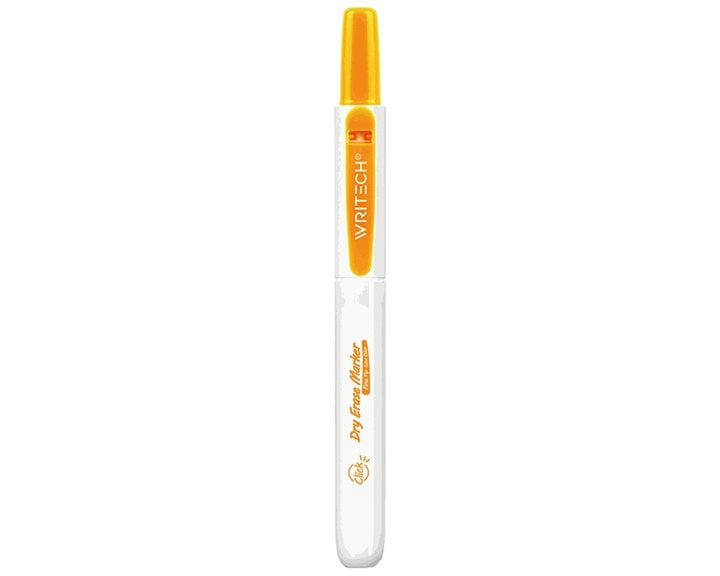 Writech Μαρκαδόρος Πίνακος με Κουμπί 2mm Retractable W-709 Orange
