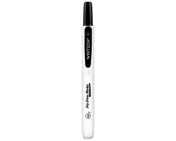 Writech Μαρκαδόρος Πίνακος με Κουμπί 2mm Retractable W-709 Black