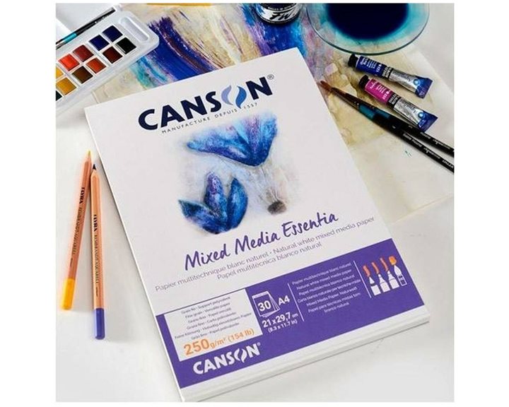 Μπλοκ Canson Mixed Media Essentia A3 250gr 30Φ