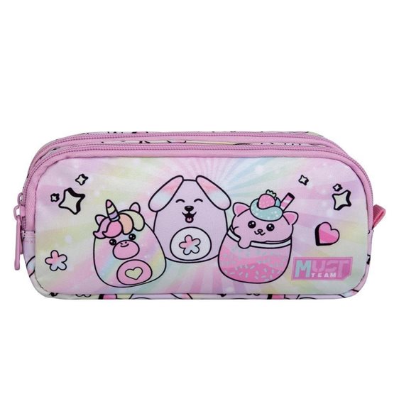 Κασετίνα Βαρελάκι Must 2 Φερμουάρ 21x6x9cm Squishcuties 000586763