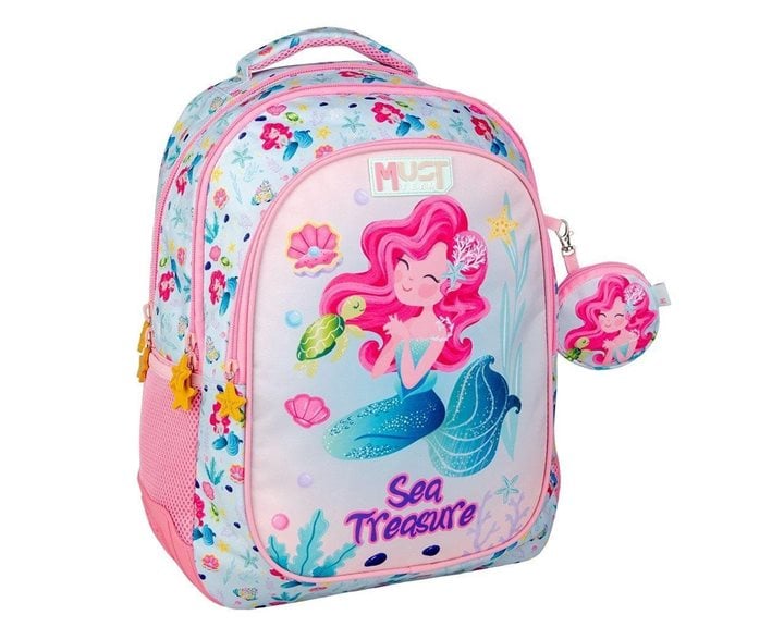 Τσάντα Πλάτης Must 32x18x43cm 3 Θήκες Sea Treasure 000586780