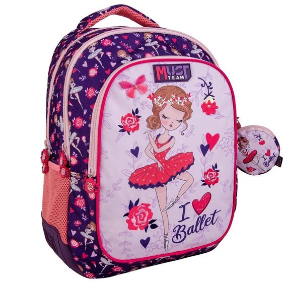 Τσάντα Πλάτης Must 32x18x43cm 3 Θήκες I Love Ballet 000586189