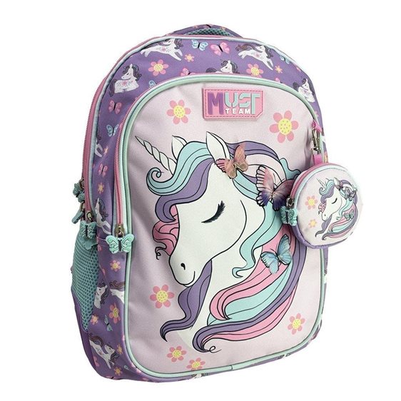 Τσάντα Πλάτης Must 32x18x43cm 3 Θήκες Lovely Unicorn 000586281