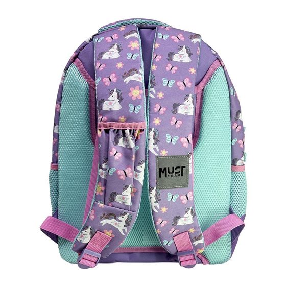 Τσάντα Πλάτης Must 32x18x43cm 3 Θήκες Lovely Unicorn 000586281