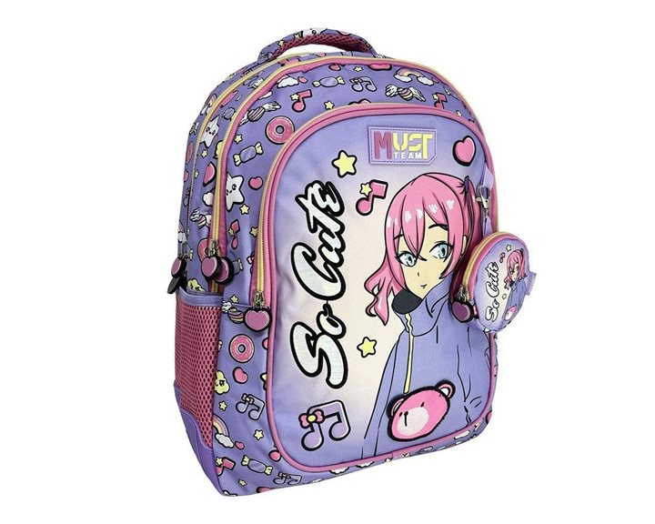 Τσάντα Πλάτης Must 32x18x43cm 3 Θήκες So Cute 000586248