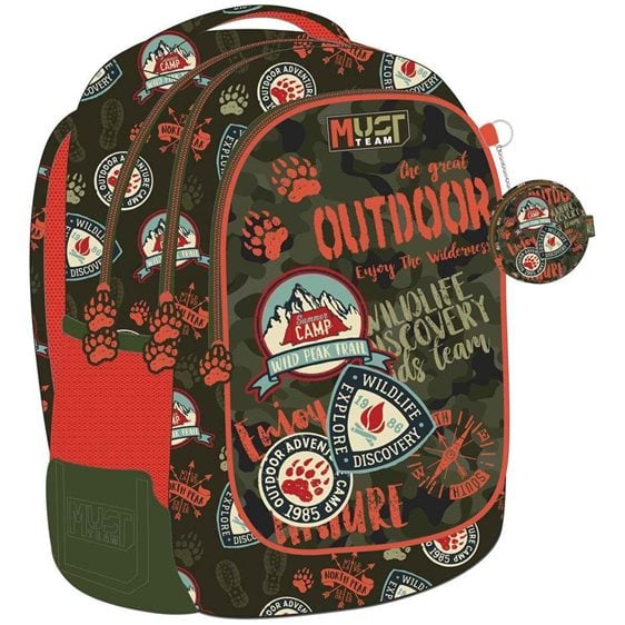 Τσάντα Πλάτης Must 32x18x43cm 3 Θήκες Outdoor Adventure 000586776