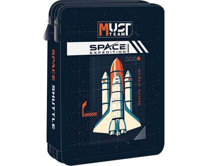 Κασετίνα Must Διπλή Γεμάτη 15χ5χ21 Space Expedition 000586338