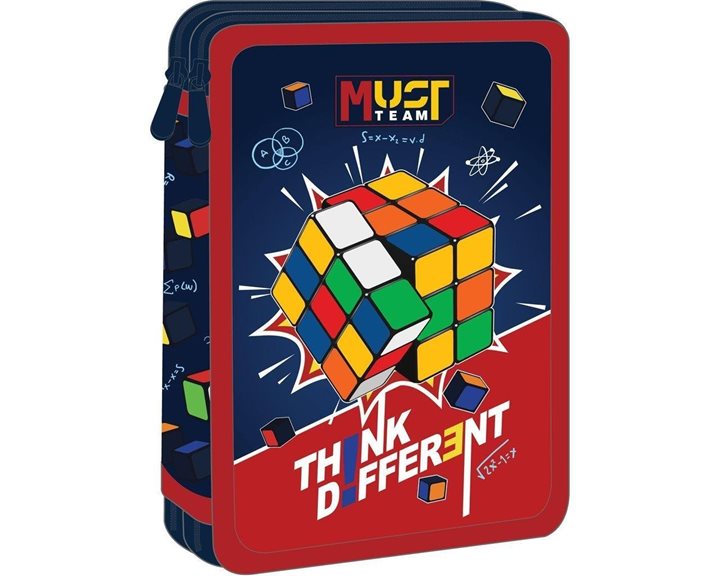 Κασετίνα Must Διπλή Γεμάτη 15χ5χ21 Think Different 000586729
