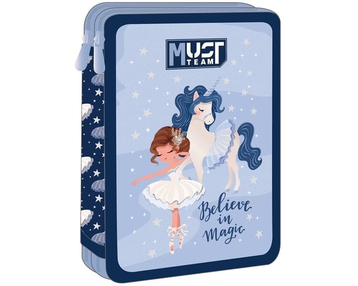 Κασετίνα Must Διπλή Γεμάτη 15χ5χ21 Believe in Magic 000586327
