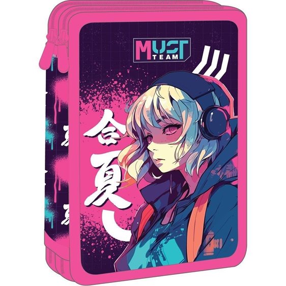 Κασετίνα Must Διπλή Γεμάτη 15χ5χ21 Anime 000586720