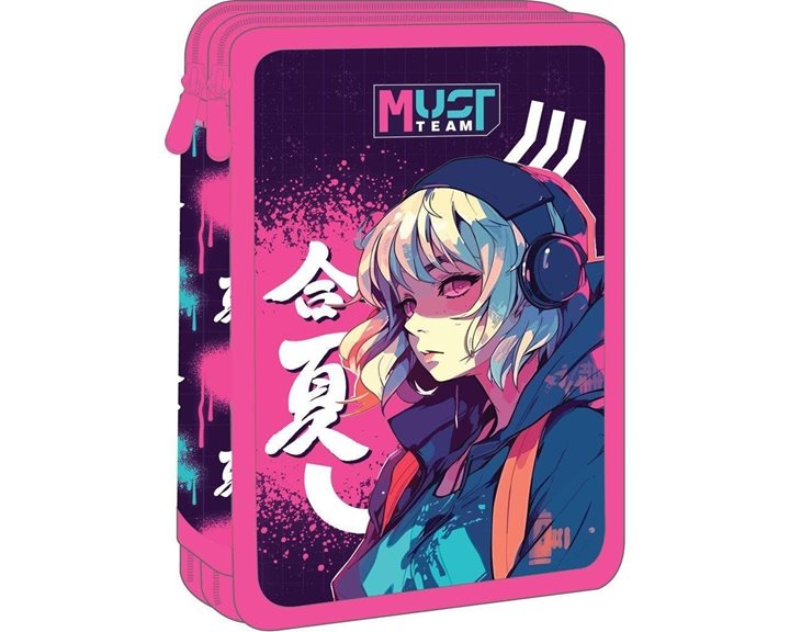 Κασετίνα Must Διπλή Γεμάτη 15χ5χ21 Anime 000586720