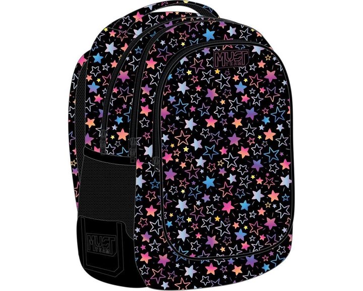 Τσάντα Πλάτης Must 32x18x43cm 3 Θήκες Hologram Stars 000586523