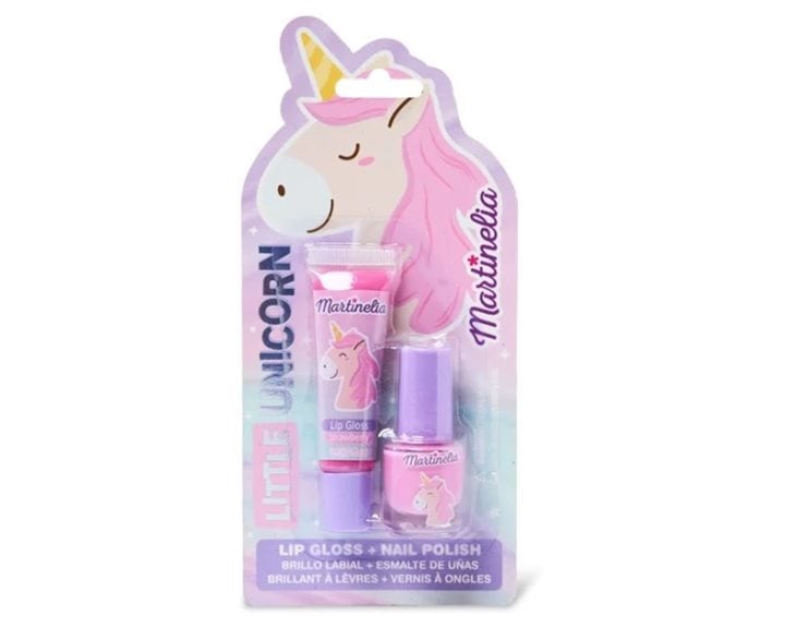 Martinelia Little Unicorn Lip Gloss & Nail Polish Set L-11932