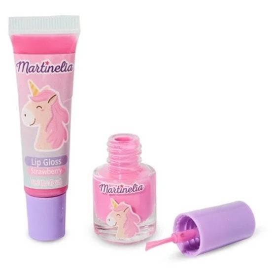 Martinelia Little Unicorn Lip Gloss & Nail Polish Set L-11932
