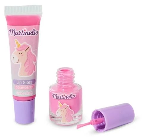Martinelia Little Unicorn Lip Gloss & Nail Polish Set L-11932