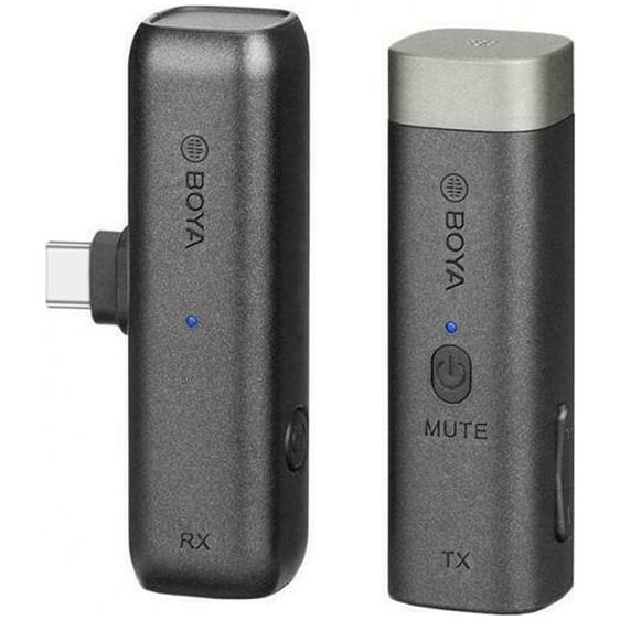 BOYA BY-WM3U wireless mic 2.4Ghz Wireless mic System, for UsB type-C, 3.5mmTRS. TRRS