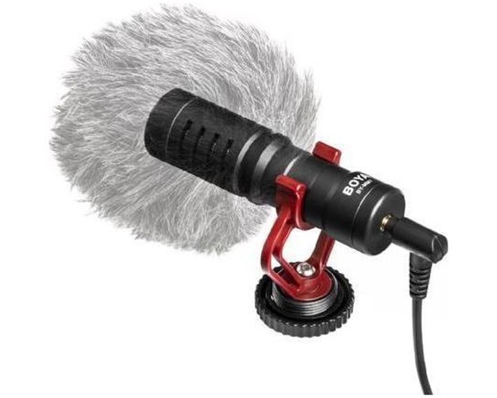 BOYA BY-MM1 shotgun mic Universal Mini Shotgun Mic 3.5mm for camera, phone, laptop