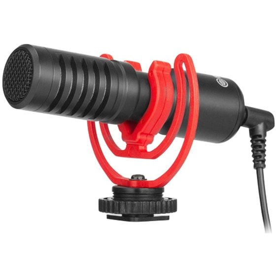 BOYA BY-MM1+ shotgun mic Universal Mini Shotgun Mic 3.5mm for camera, phone, laptop improved signal