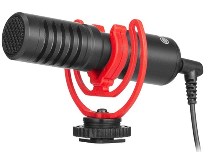 BOYA BY-MM1+ shotgun mic Universal Mini Shotgun Mic 3.5mm for camera, phone, laptop improved signal