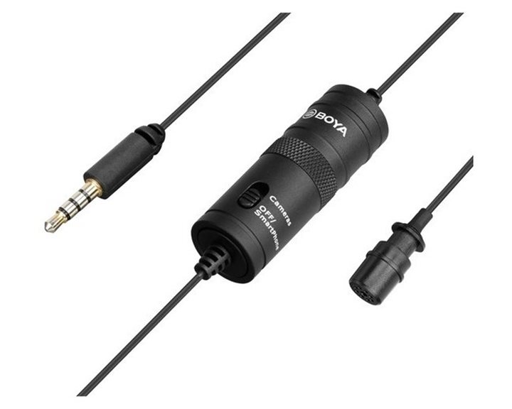 BOYA BY-M1 wired mic Universal Lavalier Microphone