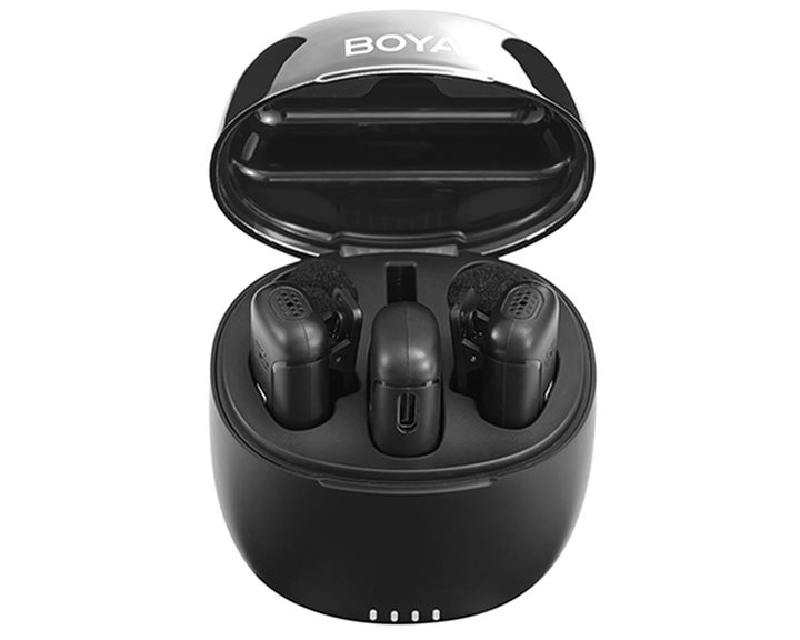 BOYA BY-WM3T-D2 2,4GHz Mobile wireless mic For IOS iPhone (2 transmitters, two person vlog) & charg.