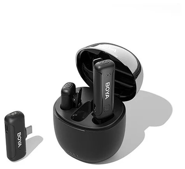 BOYA BY-WM3T-U2 2,4GHz Mobile wireless mic For Android USB-C (2 transmitters, two person vlog)