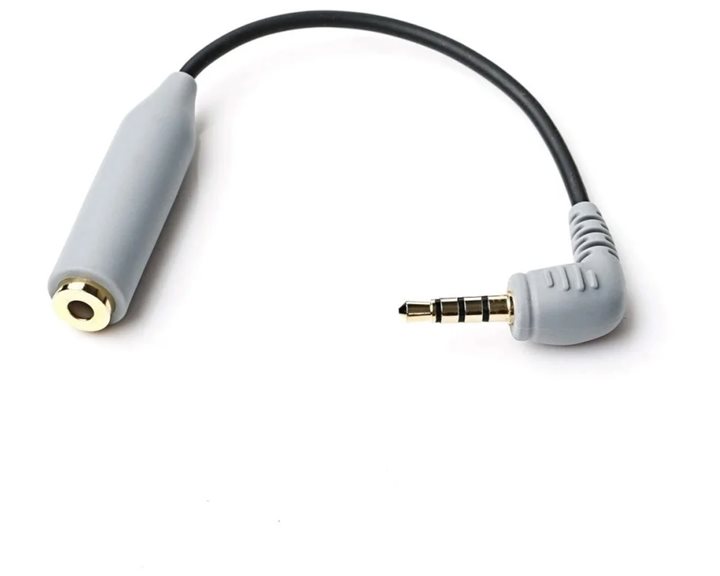 BOYA BY-CIP2 cable Smartphone Adapter Female TRS to 3.5mm Male TRRS