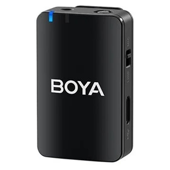 BOYA BOYAMIC Wireless HD Lavalier Microphone iPhone Android Smartphone USB-C Camera 200m range 10h