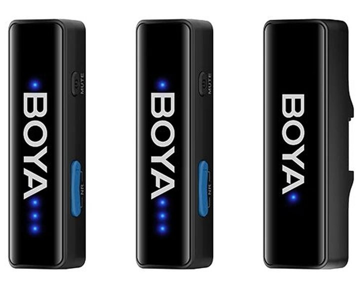 BOYALINK V2 Mobile Wireless Mic for Android USB-C iPhone IOS and 3,5 TRS (laptop) 2 person vlog