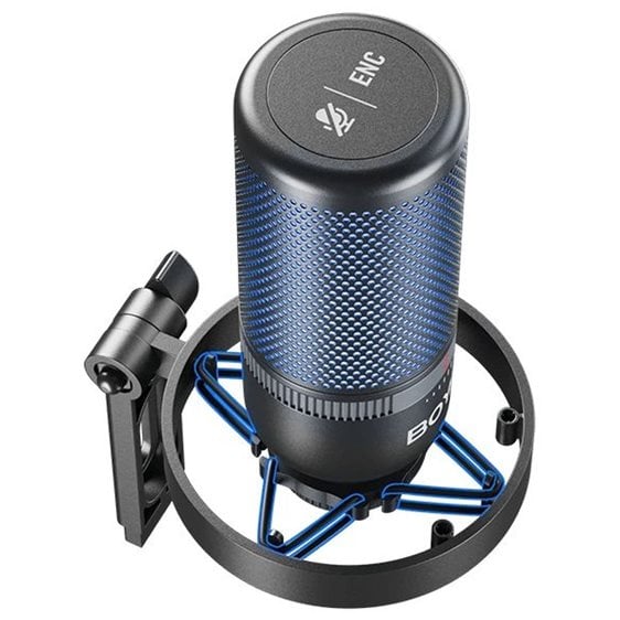BOYA BY-K3 USB RGB Microphone Supercardioid w. shockmount (2 zones RGB)