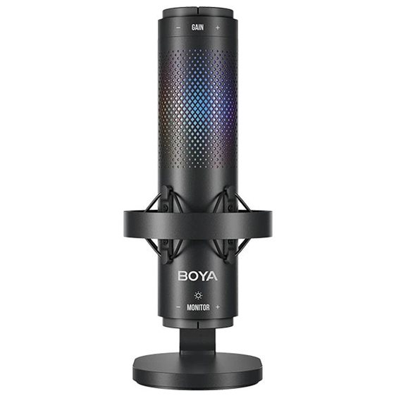 BOYA BY-K9 USB RGB Microphone 3 selectable patterns w. shockmount (9 zones RGB)