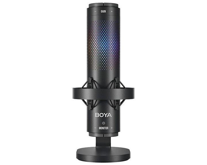 BOYA BY-K9 USB RGB Microphone 3 selectable patterns w. shockmount (9 zones RGB)