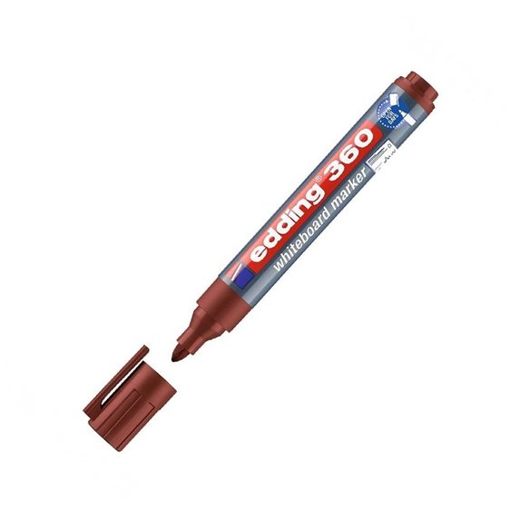 Μαρκαδόρος Edding 360 Ασπροπίνακα 1.5-3mm Καφέ